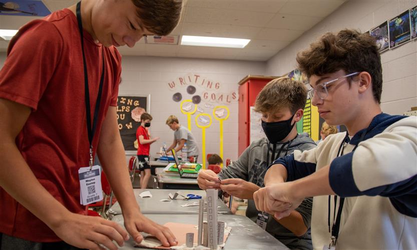 Students create imagery projects